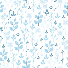 Load image into Gallery viewer, Blue Leaves Peel & Stick Wallpaper N013048