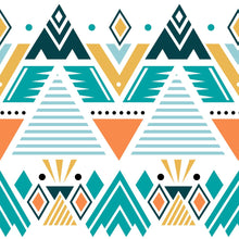 Load image into Gallery viewer, Geometric Ethnic Colorful Peel & Stick Wallpaper N013063