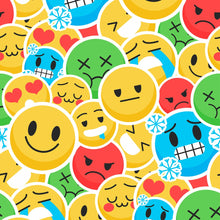Load image into Gallery viewer, Stickers Emoji Teen Peel & Stick Wallpaper N013068