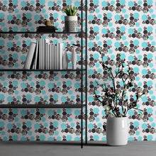 Load image into Gallery viewer, Geometric Teen Peel & Stick Wallpaper N013094