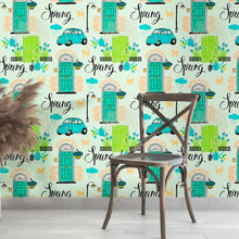 Load image into Gallery viewer, Vintage Spring Peel & Stick Wallpaper N013097