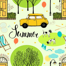Load image into Gallery viewer, Vintage Summer Peel & Stick Wallpaper N013100