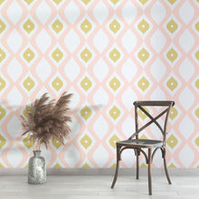 Load image into Gallery viewer, Waves Retro Peel & Stick Wallpaper N013103