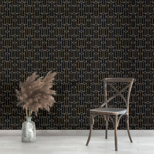 Load image into Gallery viewer, Geometric Luxury Art Deco Peel & Stick Wallpaper N013106