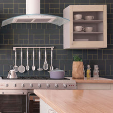 Load image into Gallery viewer, Geometric Luxury Bricks Peel & Stick Wallpaper N013108