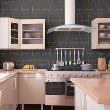 Load image into Gallery viewer, Geometric Luxury Bricks Peel & Stick Wallpaper N013108