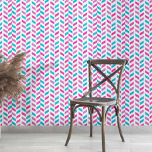 Load image into Gallery viewer, Teen Chevron Peel & Stick Wallpaper N013111