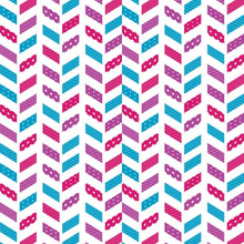 Load image into Gallery viewer, Teen Chevron Peel & Stick Wallpaper N013111