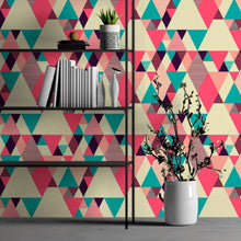 Load image into Gallery viewer, Geometric Peel & Stick Wallpaper N013112