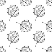 Load image into Gallery viewer, Floral P&B Peel & Stick Wallpaper N013119