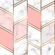Load image into Gallery viewer, Geometric Marble Peel & Stick Wallpaper N013143