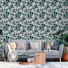 Load image into Gallery viewer, Monstera Leaves Peel & Stick Wallpaper N013152