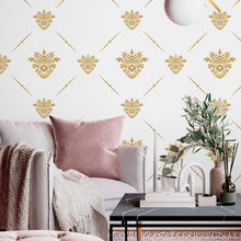 Load image into Gallery viewer, Floral Damask Peel & Stick Wallpaper N013156