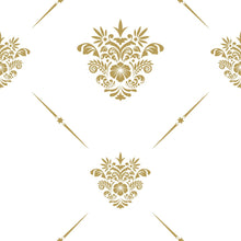 Load image into Gallery viewer, Floral Damask Peel & Stick Wallpaper N013156
