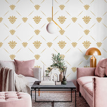 Load image into Gallery viewer, Floral Damask Peel & Stick Wallpaper N013156
