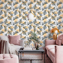 Load image into Gallery viewer, Leaves of Palm Trees Peel & Stick Wallpaper N013157