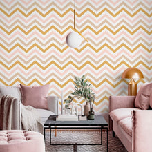 Load image into Gallery viewer, Chevron Peel & Stick Wallpaper N013165