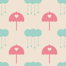 Load image into Gallery viewer, Childlike Raindrops Peel & Stick Wallpaper N013174