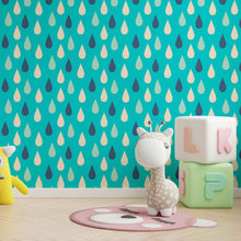 Load image into Gallery viewer, Raindrops Peel & Stick Wallpaper N013175