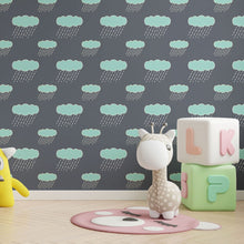 Load image into Gallery viewer, Raindrops Peel & Stick Wallpaper N013176