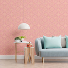 Load image into Gallery viewer, Geometric Art Deco Peel & Stick Wallpaper N013183