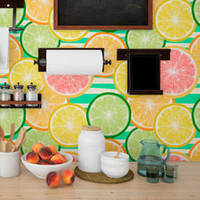 Load image into Gallery viewer, Citrus Fruits Peel & Stick Wallpaper N013191