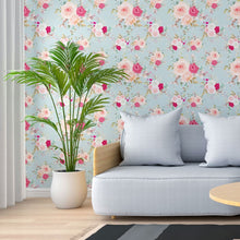 Load image into Gallery viewer, Floral Roses Peel & Stick Wallpaper N013196
