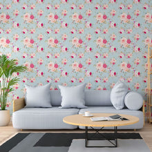 Load image into Gallery viewer, Floral Roses Peel & Stick Wallpaper N013196