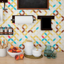 Load image into Gallery viewer, Geometric Retro Peel & Stick Wallpaper N013213