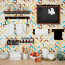 Load image into Gallery viewer, Geometric Retro Peel & Stick Wallpaper N013213