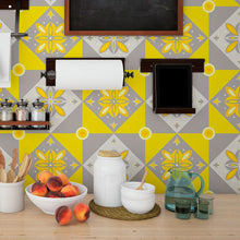 Load image into Gallery viewer, Geometric Tile Peel & Stick Wallpaper N013218