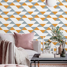 Load image into Gallery viewer, Abstract Geometric Shapes Peel & Stick Wallpaper N013224