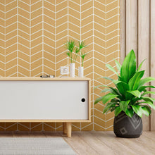 Load image into Gallery viewer, Chevron Peel & Stick Wallpaper N013226