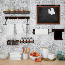 Load image into Gallery viewer, Geometric Mosaic Tiles Peel & Stick Wallpaper N013253