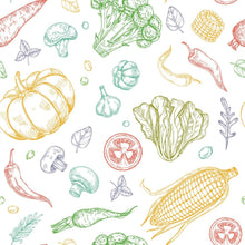 Load image into Gallery viewer, Vegetables Peel & Stick Wallpaper N013255