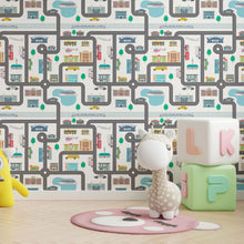 Load image into Gallery viewer, Landscape City Peel & Stick Wallpaper N013266