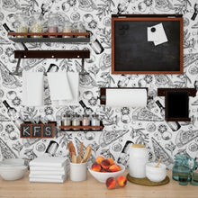 Load image into Gallery viewer, Pizzas and Wines Peel & Stick Wallpaper N013273