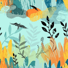 Load image into Gallery viewer, Abstract Forest Peel & Stick Wallpaper N013277