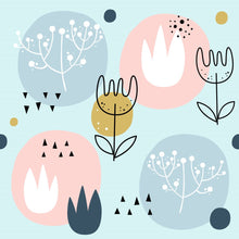 Load image into Gallery viewer, Floral Scandinavian Peel & Stick Wallpaper N013279