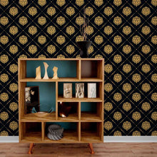 Load image into Gallery viewer, Damask Victorian Baroque Peel & Stick Wallpaper N013283