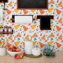 Load image into Gallery viewer, Slices of Pizza Peel & Stick Wallpaper N013290