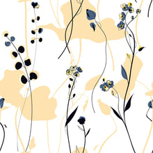 Load image into Gallery viewer, Floral Scandinavian Peel & Stick Wallpaper N013294