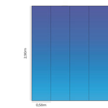 Load image into Gallery viewer, Blue Shades Gradient Peel & Stick Wallpaper N014007