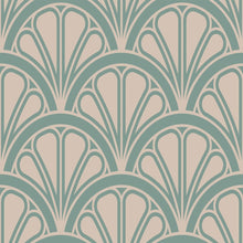 Load image into Gallery viewer, Geometric Conchas Art Deco Peel & Stick Wallpaper N014029