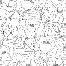 Load image into Gallery viewer, Floral To Color Peel & Stick Wallpaper N014033