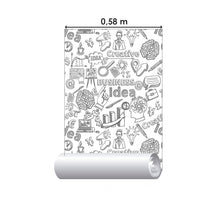 Load image into Gallery viewer, Busines To Color Peel & Stick Wallpaper N014035