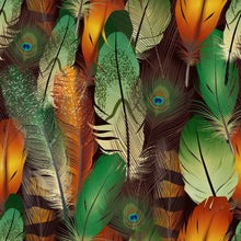 Load image into Gallery viewer, Peacock Feathers Peel & Stick Wallpaper N014051