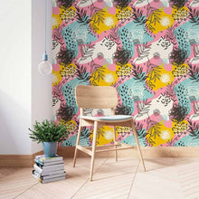 Load image into Gallery viewer, Abstract Leaves Peel & Stick Wallpaper N014055