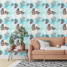 Load image into Gallery viewer, Abstract Leaves Peel & Stick Wallpaper N014057