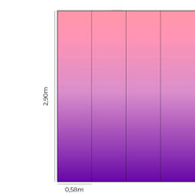 Load image into Gallery viewer, Pink Purple Gradient Peel & Stick Wallpaper N014066